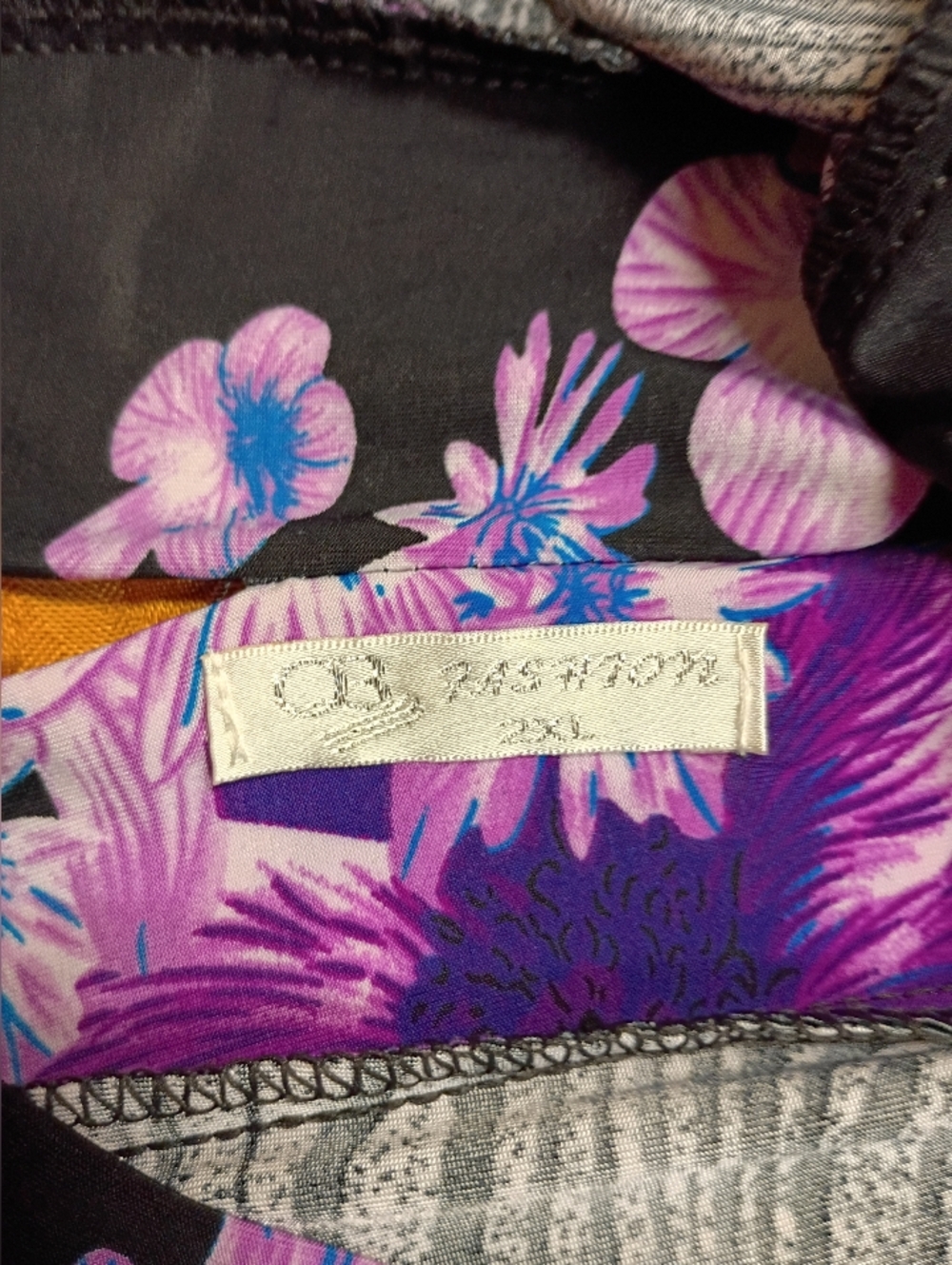 03 Fashion Floral And Zebra Print Maxi Dress Size 2XL - Picture 7 of 7